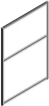 Перегородка 1300 мм РАНД РП130СС90 Легно темный / RAND RP130SS90_0