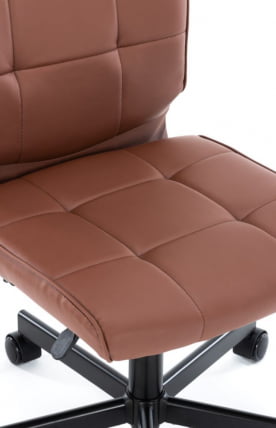 Кресло для персонала Еверпроф ЕП-300 Экокожа Коричневый / Everprof EP-300_4