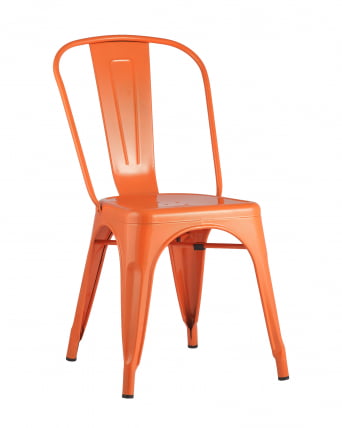 Стул ТОЛИКС с высокой спинкой Оранжевый глянцевый / TOLIX_0