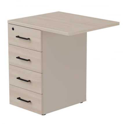 Тумба приставная с топом Еверпроф ЕВО 254Т2203 Дуб Соната Кашемир / Everprof EVO_0