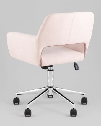 Стул офисный РОСС рогожка светло-розовый / ROSS_4