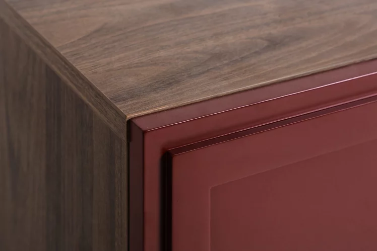 Тумба прикроватная Нортон кармин Нортон (ТП) Кармин / Norton Norton_3