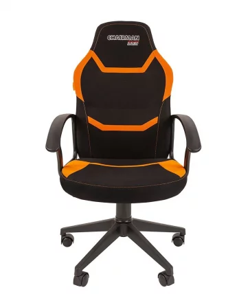 Кресло для геймеров CХАИРМАН ДРАЙВ (ГАМЕ) 9 Новое (НЕВ) Черный-оранжевый / CHAIRMAN (GAME) (NEW)_1