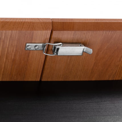 Стол Соната Люкс раздвижной/Соната Лукс екстенсион табле массив сосны, антик/черный, 120-(150)х75х73 см / раздвижной/Sonata Lux extension table_10