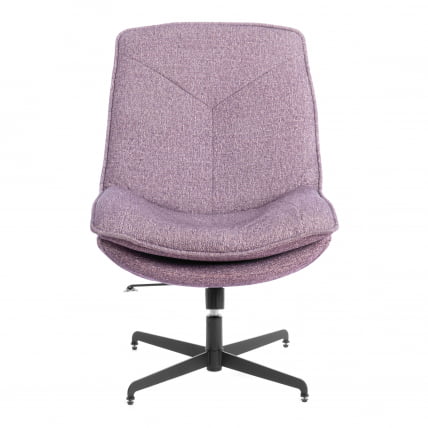 Кресло лаунж Космо велюр/букле, ВТ шапе воод росе / Cosmo VT shape wood rose_4