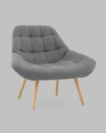 Кресло Олби Квадро серый_1