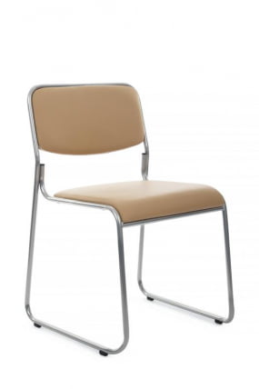 Кресло Никс РCХ ОМКЛ-02 Бежевый/Металл окрашенный Хром / Nix RCH OMKL-02_0