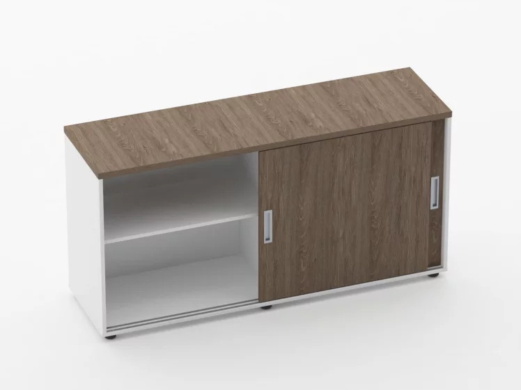 Тумба-купе для рабочего модуля Дека 9.02.145 Дуб Верцаска/Белый / Deka_1