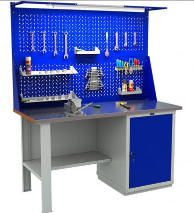 Верстак ВТХ 160.ВС1/Ф2.021 Серо-синий / WTH 160.WS1/F2.021_0