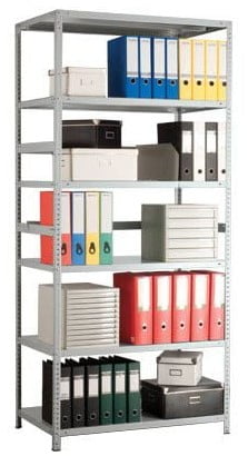 Стеллаж МС 185/100х30/4 Серый / MS_0