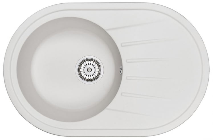 Кухонная мойка СТАНДЭРТ 7601 Белый / STANDART_0