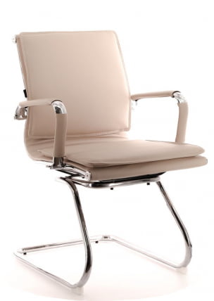 Кресло для посетителей Нерей CФ экокожа Бежевый / Nerey CF_0