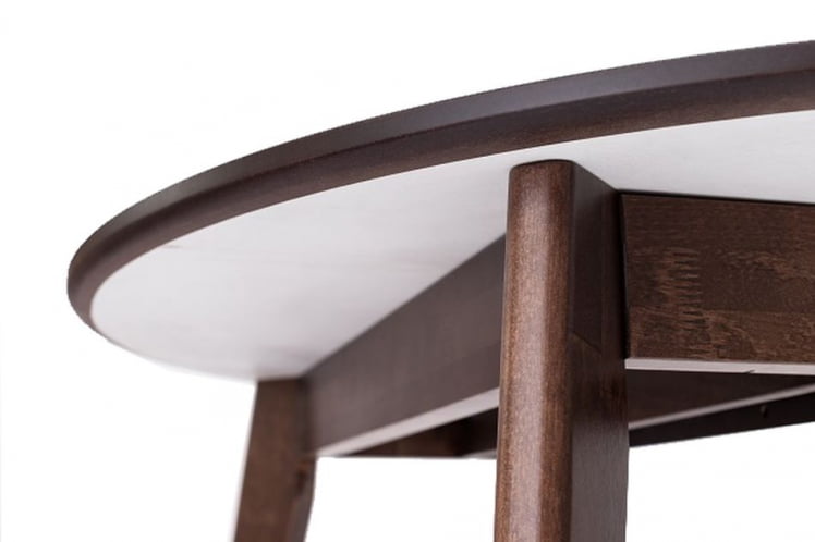 Стол обеденный Орион 100кс100 Морилка Орех Морилка Дуб натуральный / 100x100_4