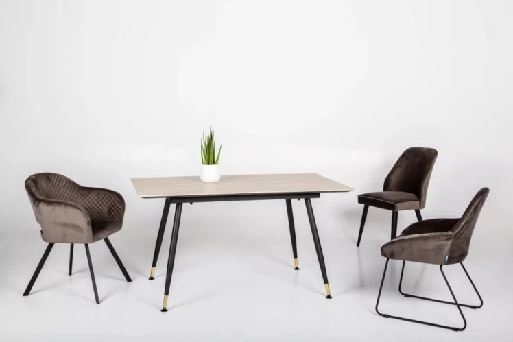 Кресло Оскар Арки микровелюр Коричневый / Oscar Arki_9