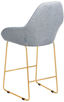 Стул барный Кент (Б) Грей/Линк Золото / Kent_1