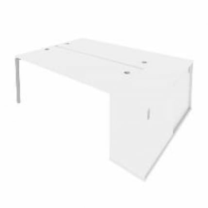 Рабочая станция с опорным шкафом-купе Метал Сйстем Б.РС-СШК-1.5 Белый/Серый / Metal System_0