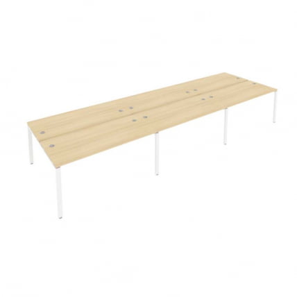 Рабочая станция на 6 раб.места Метал Сйстем Б.СМ-6.4 Акация/Белый / Metal System_0