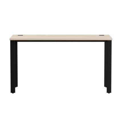 Стол прямой на металлокаркасе, опоры 45 гр Еверпроф ЕВО 254С003 Дуб Соната Черный / Everprof EVO 254S003_1