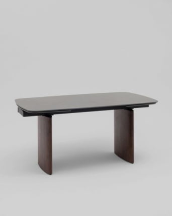 Стол обеденный Астарта раскладной 160-240х90 см керамика темная_0