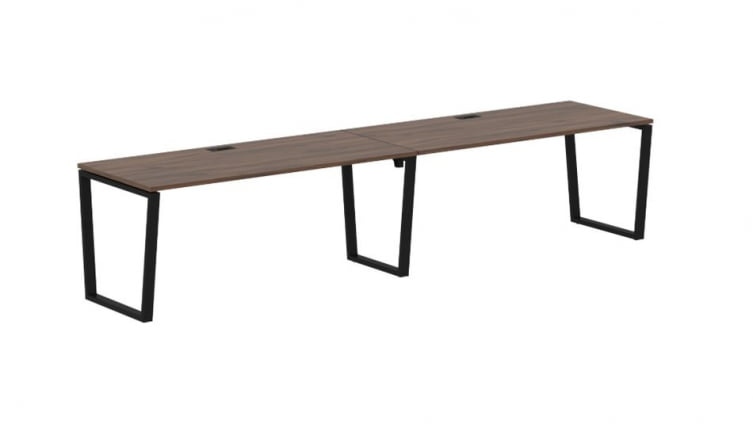 Бенч-система ЕДИС ЕВВСТ 3580 Дуб Денвер темный Черный / EDIS EVWST_0