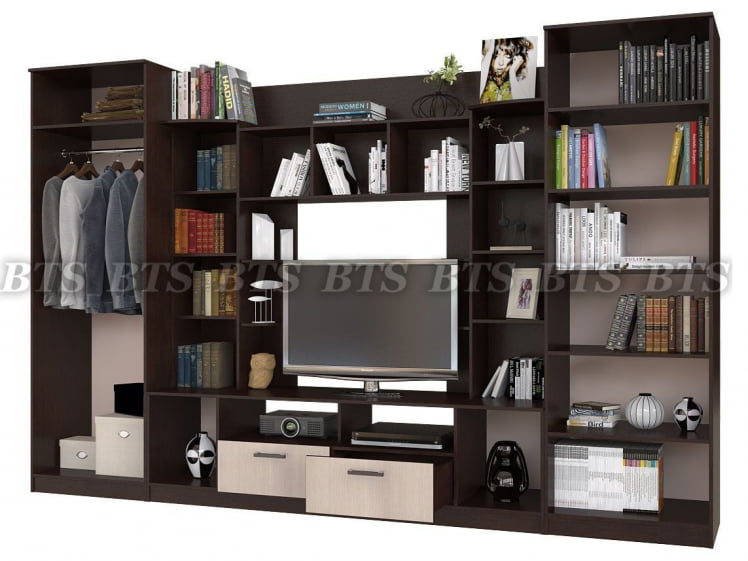 Гостиная Венеция (БТС) Венге/лоредо / (BTS)_1