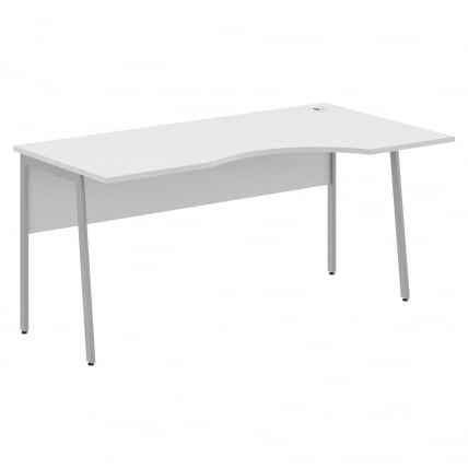 Стол эргономичный правый ИМАГО Плус СА-1П(Пр) Белый Серый / IMAGO Plus СА-1P(Пр)_0