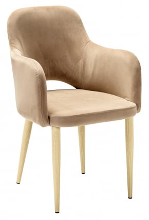Кресло Ледгер К Диаг беиге/нат.дуб / Ledger Diag beige/нат.дуб_0