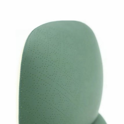 Эргономичное компьютерное кресло руководителя Еурека ОC21 Пауло (Наппа кожа), зеленое / Eureka OC21 Paulo (Nappa_7