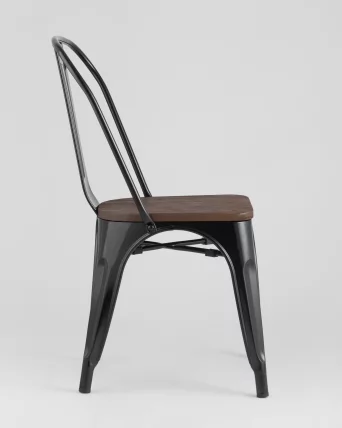 Стул Толикс Воод 850 Черный / Tolix Wood_3