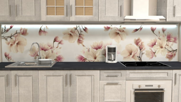 Глянцевый фартук (КОМПОЗИТ) КМ 08 / KM_3