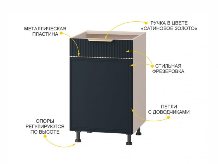 Напольный шкаф (лев/прав) Флоренция 108.61_4