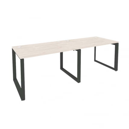 Рабочая станция на О-образном м/к ОНИКС О.МО-РС-2.2.8 Денвер Светлый/Антрацит / ONIX O.MO-RS-2.2.8_0