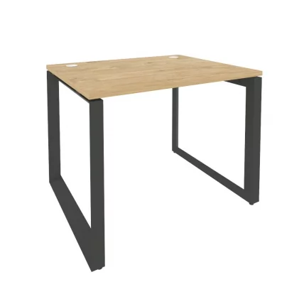 Стол рабочий на О-образном м/к ОНИКС О.МО-СП-1.8 Тиквуд Светлый/Антрацит / ONIX O.MO-SP-1.8_0