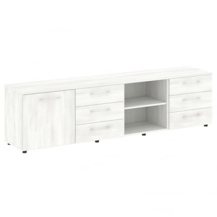 Тумба модульная Ялта ЛТ.ТС-4.1 (Л) Снежная Патина 2188*450*580 / LT.TS-4.1 (L)_0