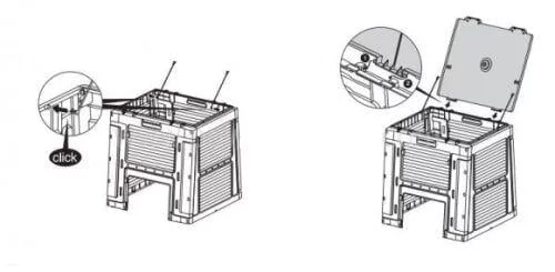 Компостеры Е-CОМПОСТЕР ВИТХ БАСЕ 470 Л / E-COMPOSTER WITH BASE L_6