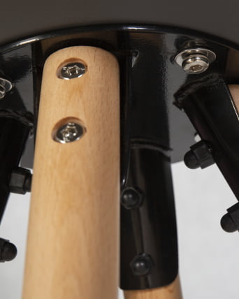 Стул полубарный ДОБРИН РОННИ Темно-серый ГР-04 / DOBRIN RONNI GR-04_10