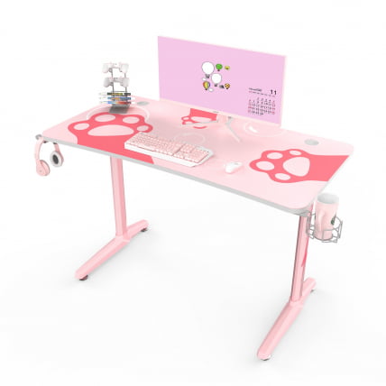Стол для компьютера (для геймеров) ЕУРЕКА ГИП 47 Пинк / EUREKA GIP Pink_0