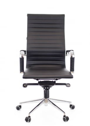 Кресло руководителя Еверпроф Рио М Кожа Черный / Everprof Rio M_1