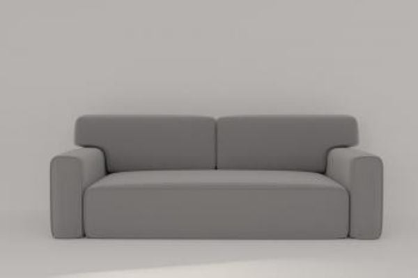 Диван прямой Сандвик (Берхоусе) Цвет фасада: Серый велюр; Тип: Прямой; Материал фасада: Металл/Велюр / (Berhouse)_5