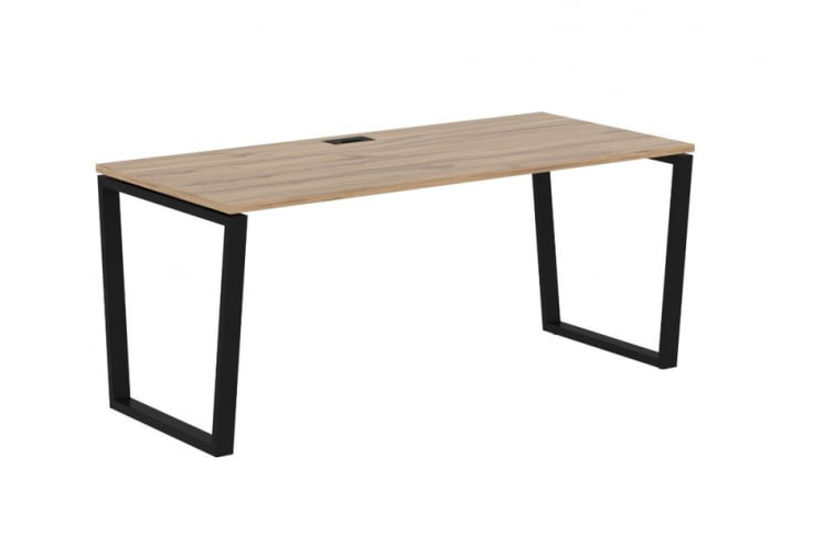 Стол письменный ЕДИС ЕВСТ 1780 Дуб Денвер светлый Черный / EDIS EVST_0