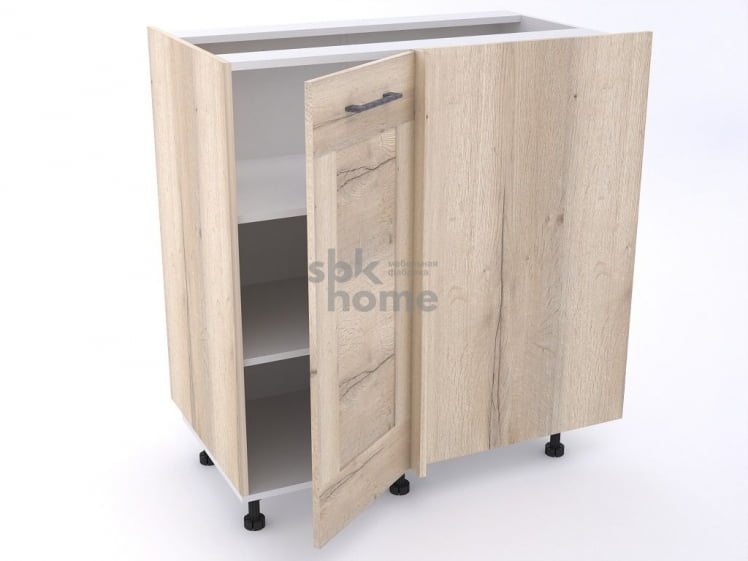 Стол угловой 960 СУ-100 левый , Дублин (900*470*1060) Дуб галифакс белый, 21627_1