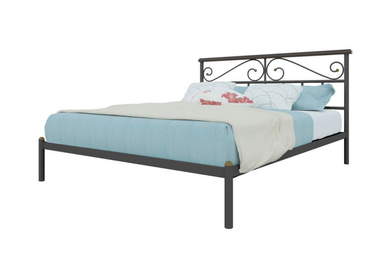 Кровать Эсмеральда 1200х1900 Черная_0