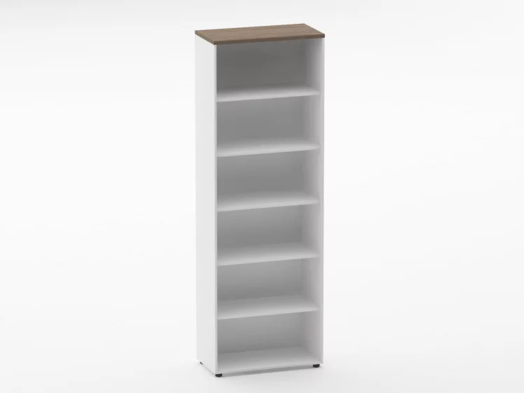 Шкаф 5 широкий открытый Дека 10.23.101 Дуб Верцаска/Белый / Deka_0