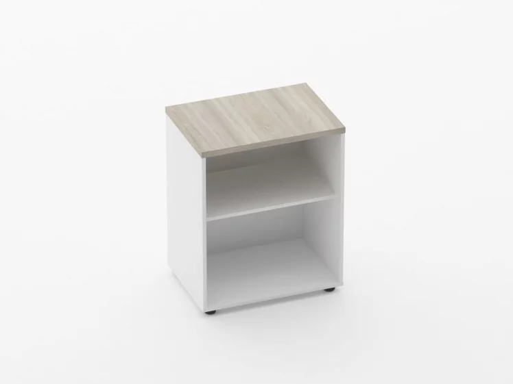 Тумба открытая Дека 9.01.06 Дуб Сантана светлый/Белый / Deka_0