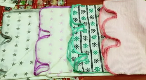 Балдахин для кроватки черепица бирюза_1