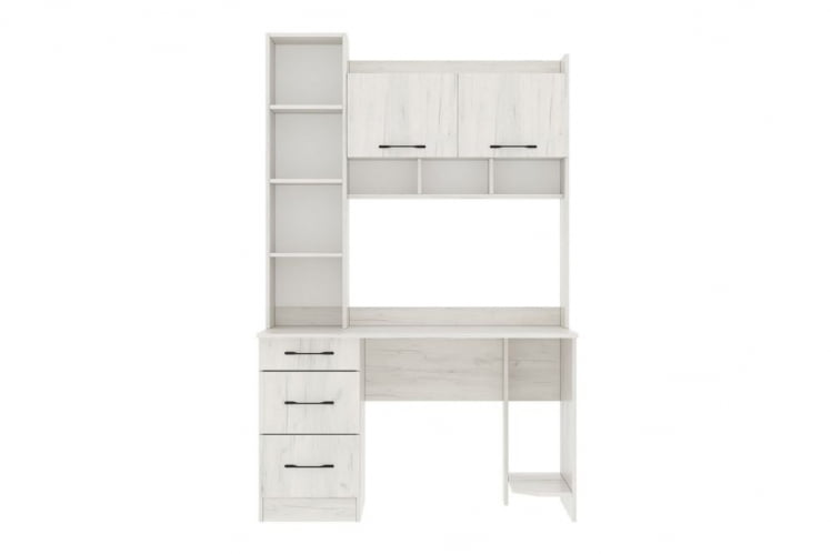 Стол компьютерный ПКС-5 ЛДСП дуб крафт белый_2