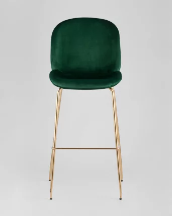 Стул барный Беетле Лите ПУ со спинкой Изумрудный / Beetle Lite PU_2