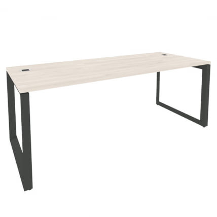 Стол рабочий руководителя на О-образном м/к ОНИКС О.МО-СРР-6.8 Денвер Светлый/Антрацит / ONIX O.MO-SRR-6.8_0