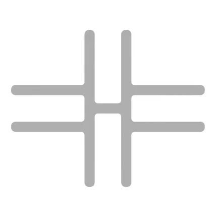 Комплект соединителей Х-образных (2шт.) Р-лине АП.С-КСО Серый / R-line AP.S-XO_0