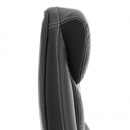 Кресло руководителя Камбридге металБЛ кож/зам/ткань, черный/черный, 36-6/11 / Cambridge metalBL_10